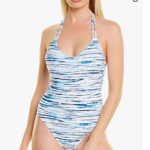 NWOT La Blanca Tidal One Piece Swimsuit size 6 - Picture 1 of 9